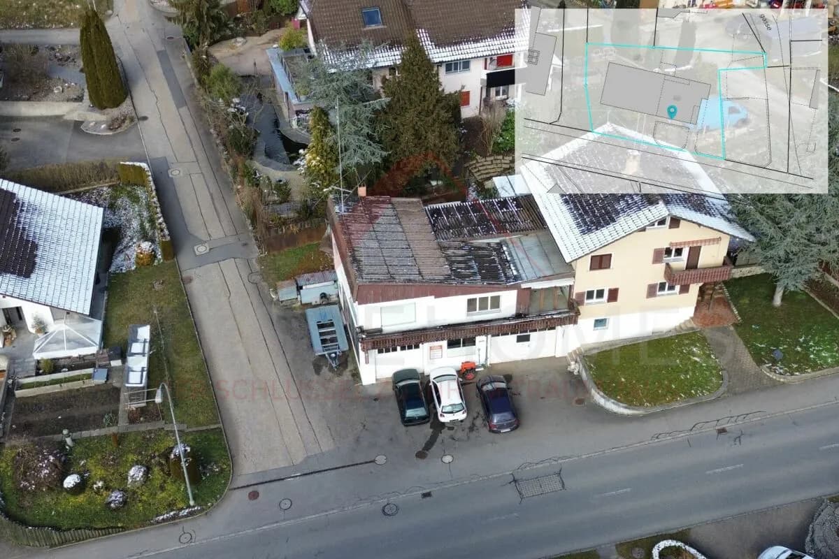 Mehrfamilienhaus in der Kernzone von Grossdietwil - mit Gewerbefläche und Entwicklungspotenzial