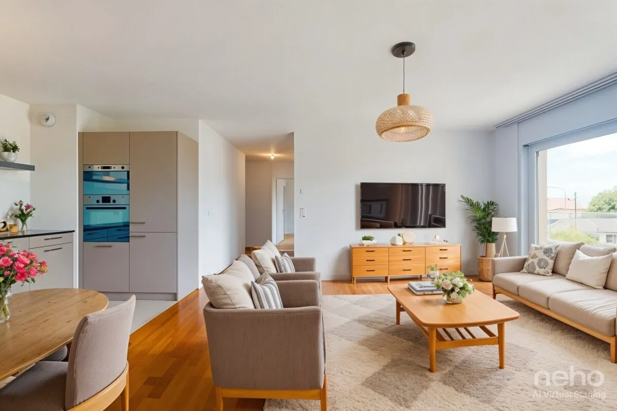 Appartement lumineux de 3.5 pièces avec un vaste balcon