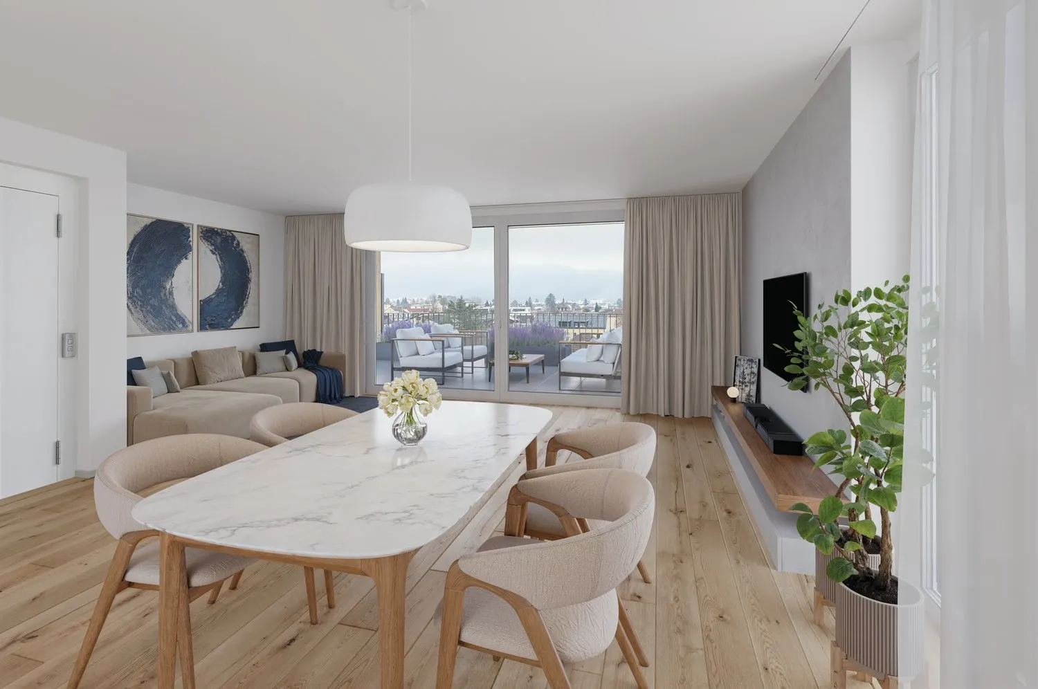 Neubau mit traumhafter Weitsicht