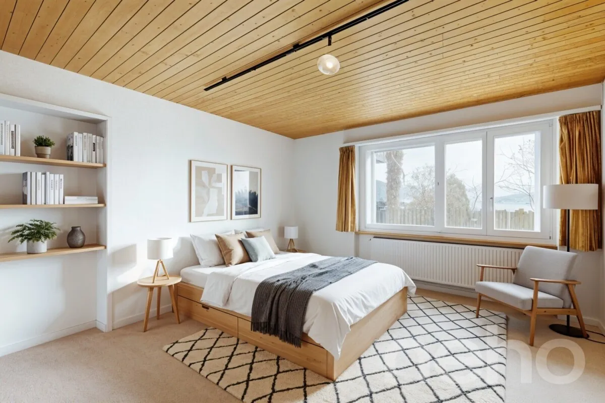 Familienparadies am Südhang mit Weitsicht und Bauland