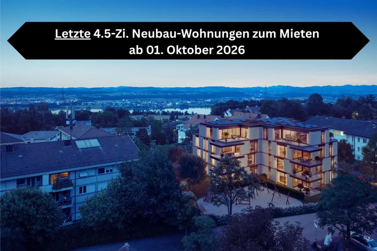 Letzte 4.5-Zi. Gartenwohnung (Neubau) mit luxuriösem Innenausbau