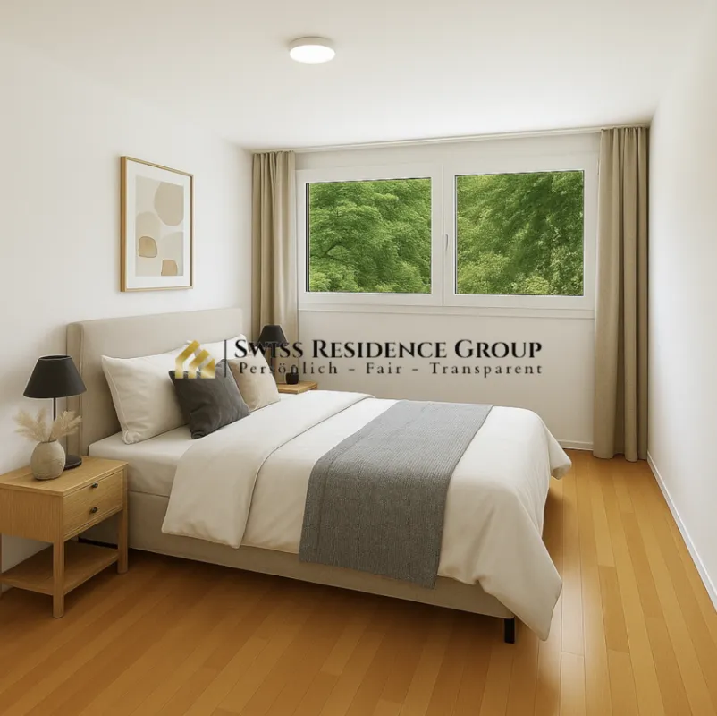 Schöne, ruhige Wohngegend mit Blick ins Grüne