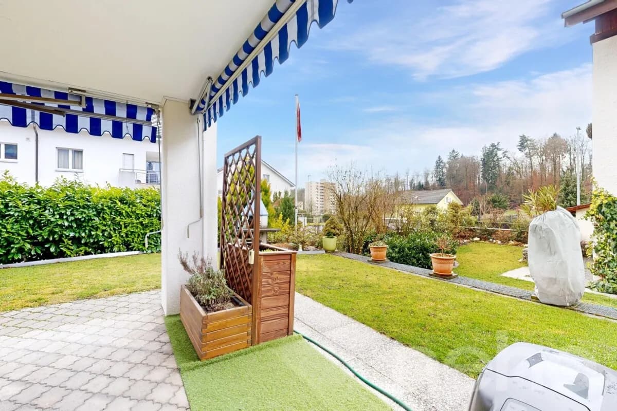 Wohnen mit Garten ? gepflegte Gartenwohnung mit Aussenraum und Komfort