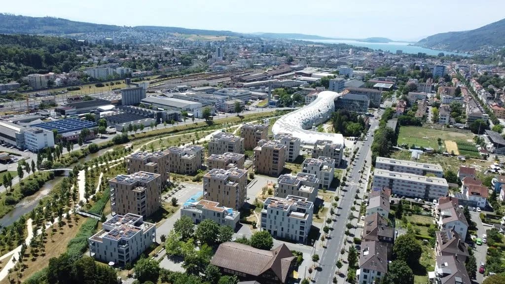 Moderne 3.5-Zimmerwohnung im Jardin du Paradis in Biel