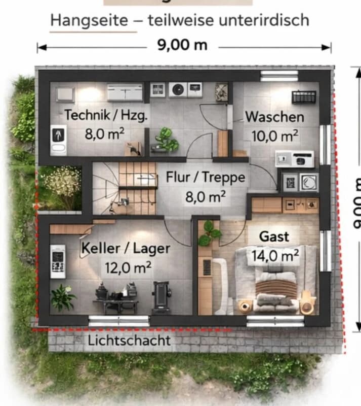 Neubauidee mit einmaliger Aussicht