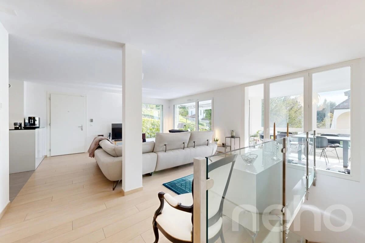 Remarquable appartement de standing avec terrasses et jardin ? Pully