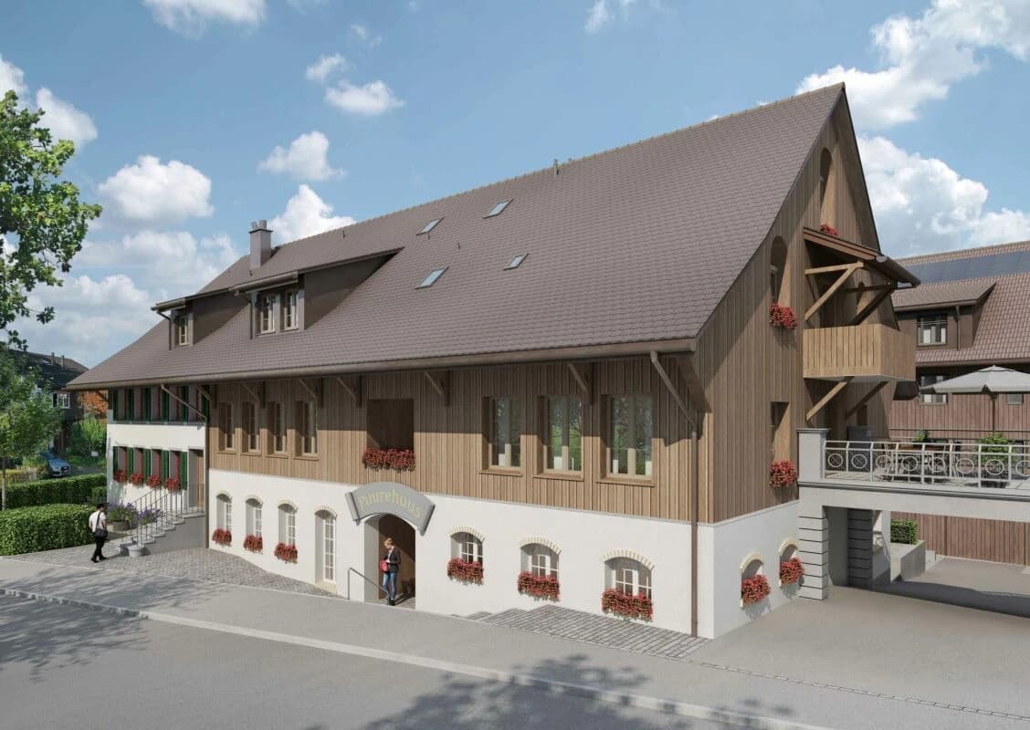 BAUSTART ERFOLGT! Landwohnen in Stadtnähe: Neubauwohnungen im Herzen des Dorfes