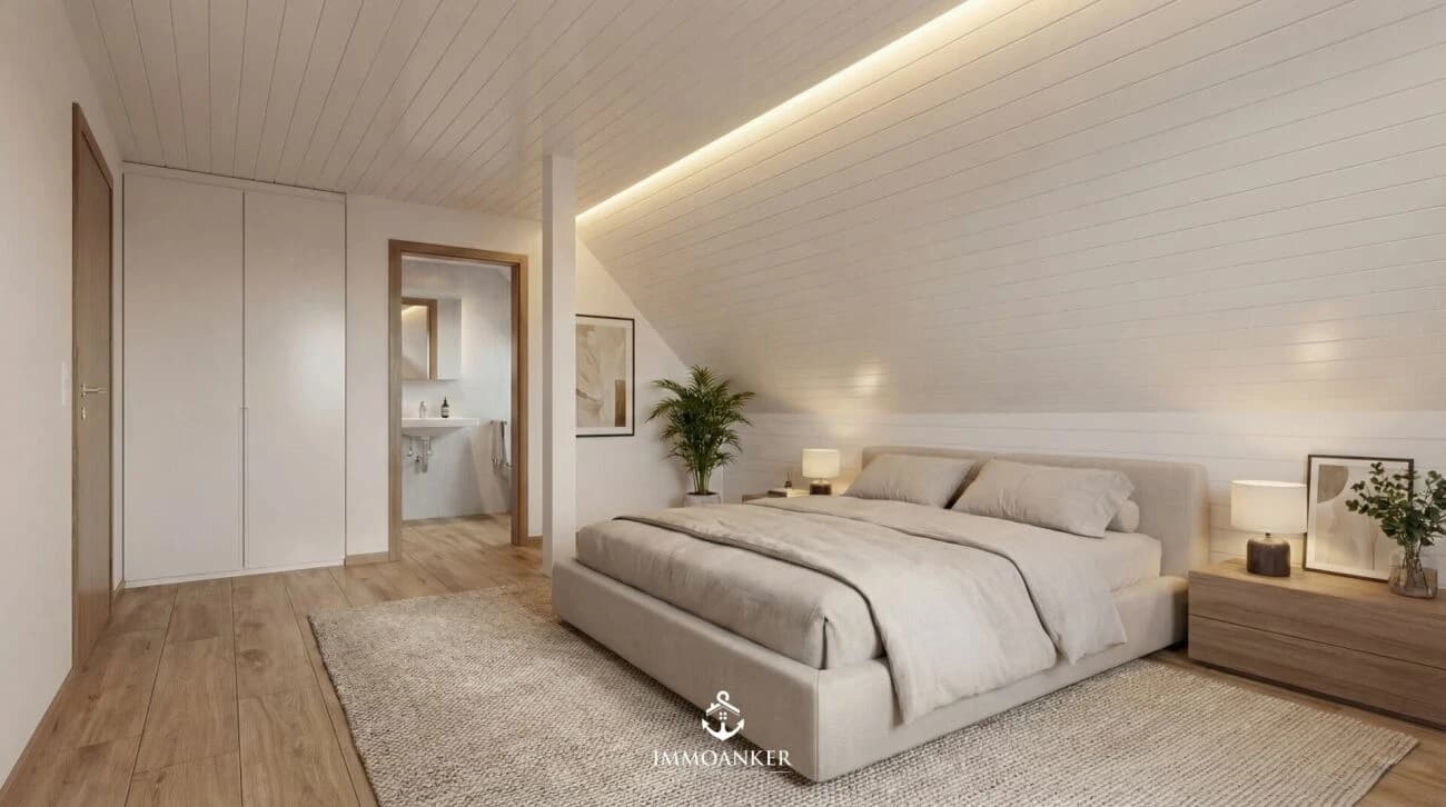 Lichtdurchflutete 4.5-Zimmer-Wohnung mit hoher Raumhöhe und Cheminée in Bottmingen