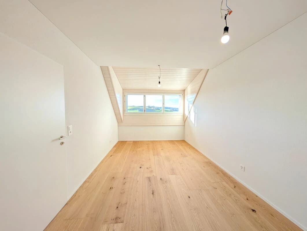 Geniessen Sie die Aussicht über die Dächer von Aesch ZH