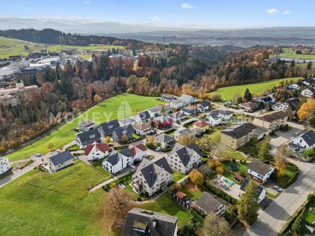 Wohnen über den Dächern von Bäretswil - moderne Maisonettewohnung mit traumhafter Weitsicht