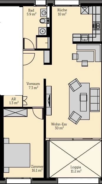Single oder erste gemeinsame Wohnung? - Hier sind Sie richtig!