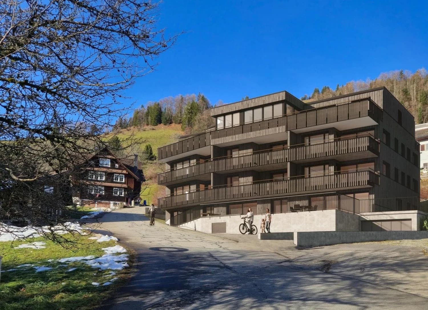 4.5-Zimmer-Neubau mit Seesicht in Euthal bei Einsiedeln