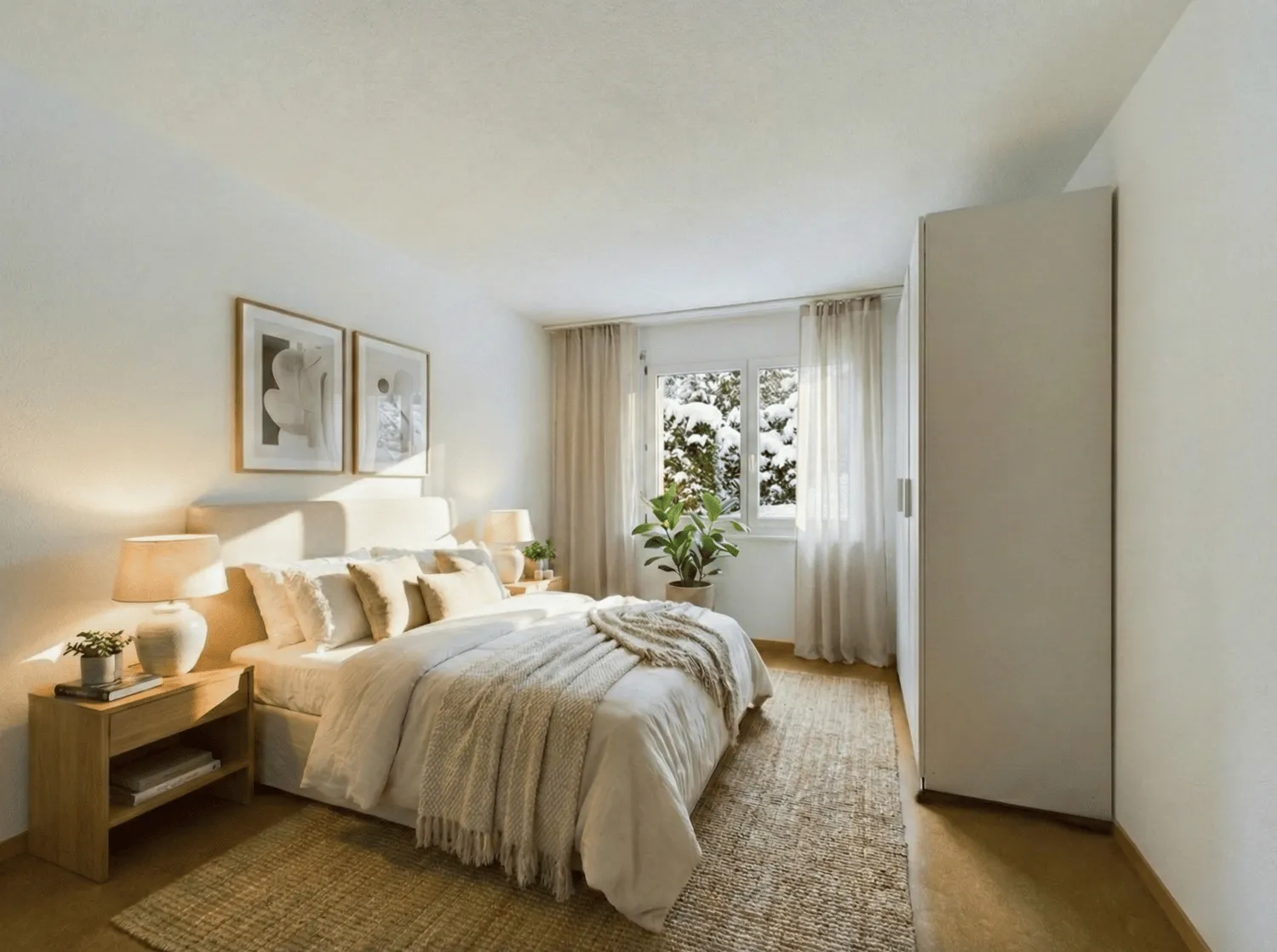 Charmante 3.5 Zimmer Wohnung mit Gartensitzplatz und privatem Garten in Samstagern