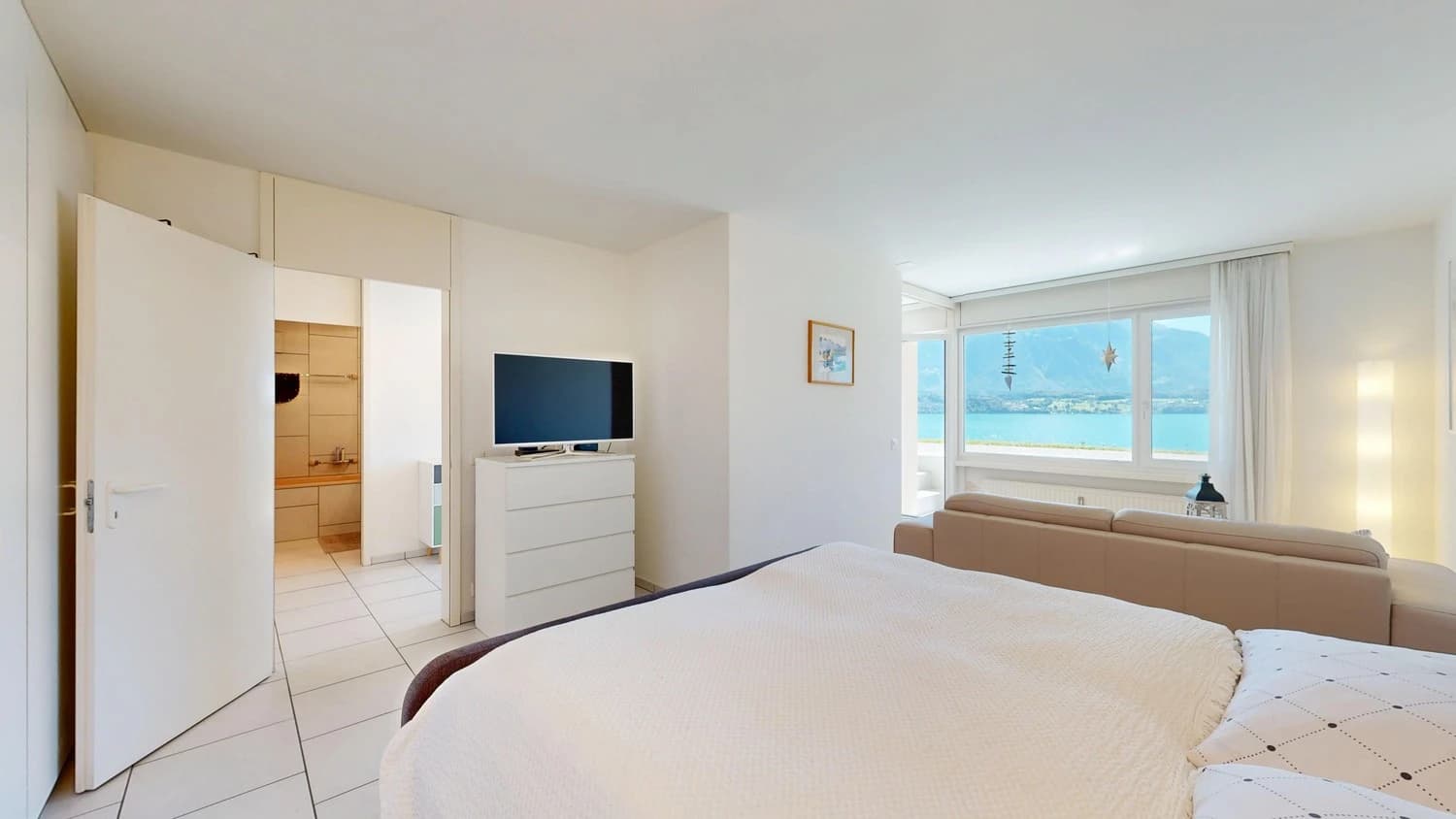 2 ½ Zimmer-Wohnung/Ferien-Wohnung, UG West im Oberhofen am Thunersee!