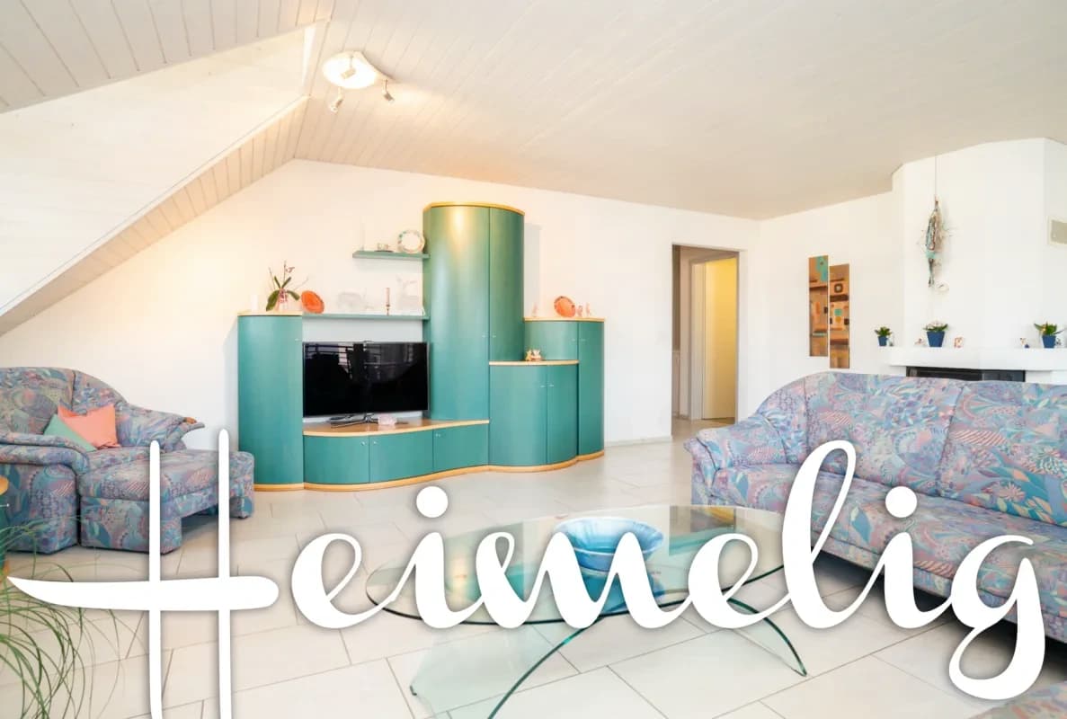 Helle 5 ½-Zimmer-Dachwohnung in familienfreundlichem Quartier