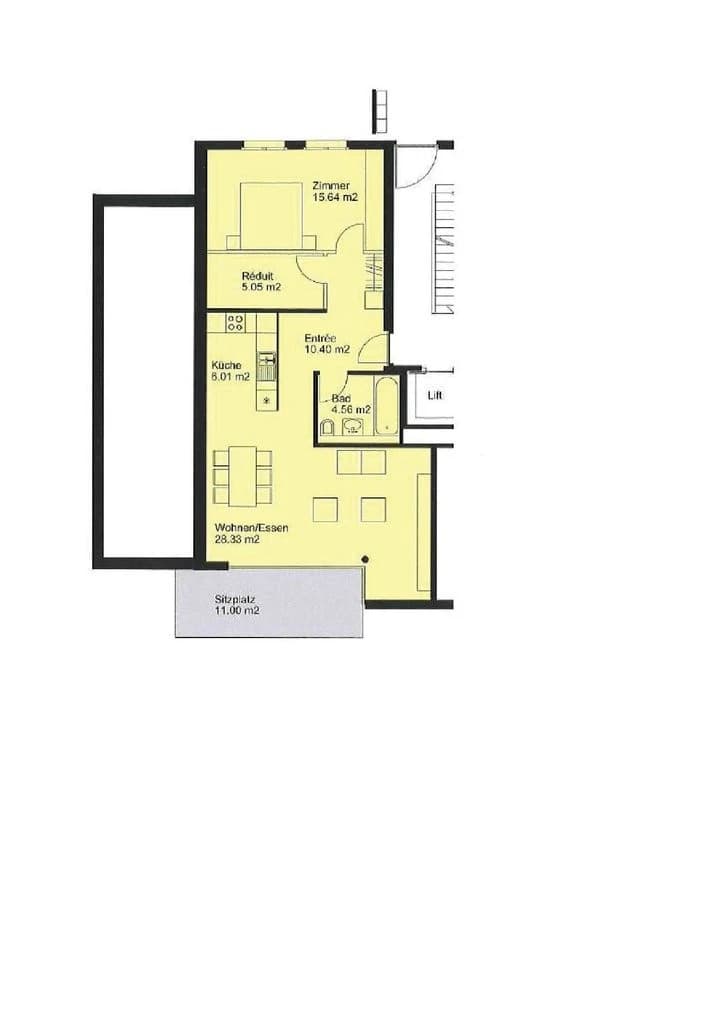 Grosse 2.5-Zimmerwohnung zu vermieten!