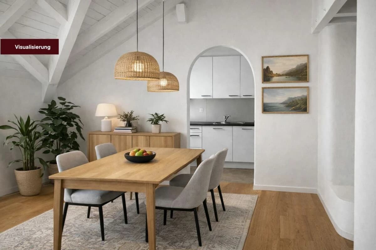 Dachwohnung mit Galerie & 4.4 % Rendite