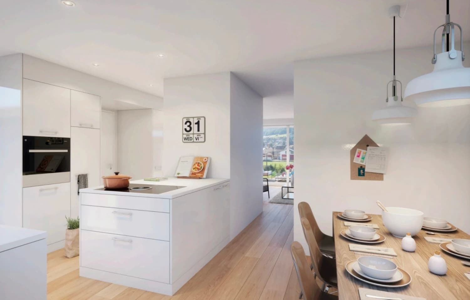 Exklusives 5.5-Zimmer-Neubau-Doppeleinfamilienhaus mit Weitsicht