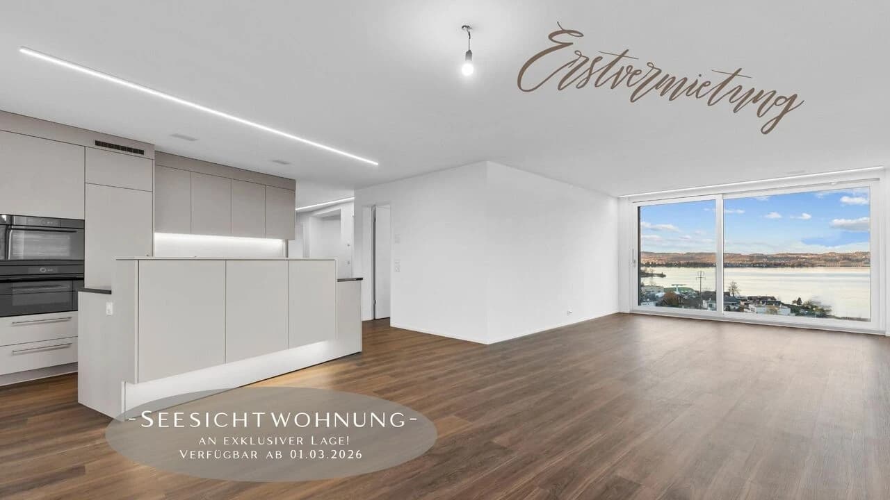 Exklusives Wohnen mit traumhaftem Blick auf den Zürichsee!