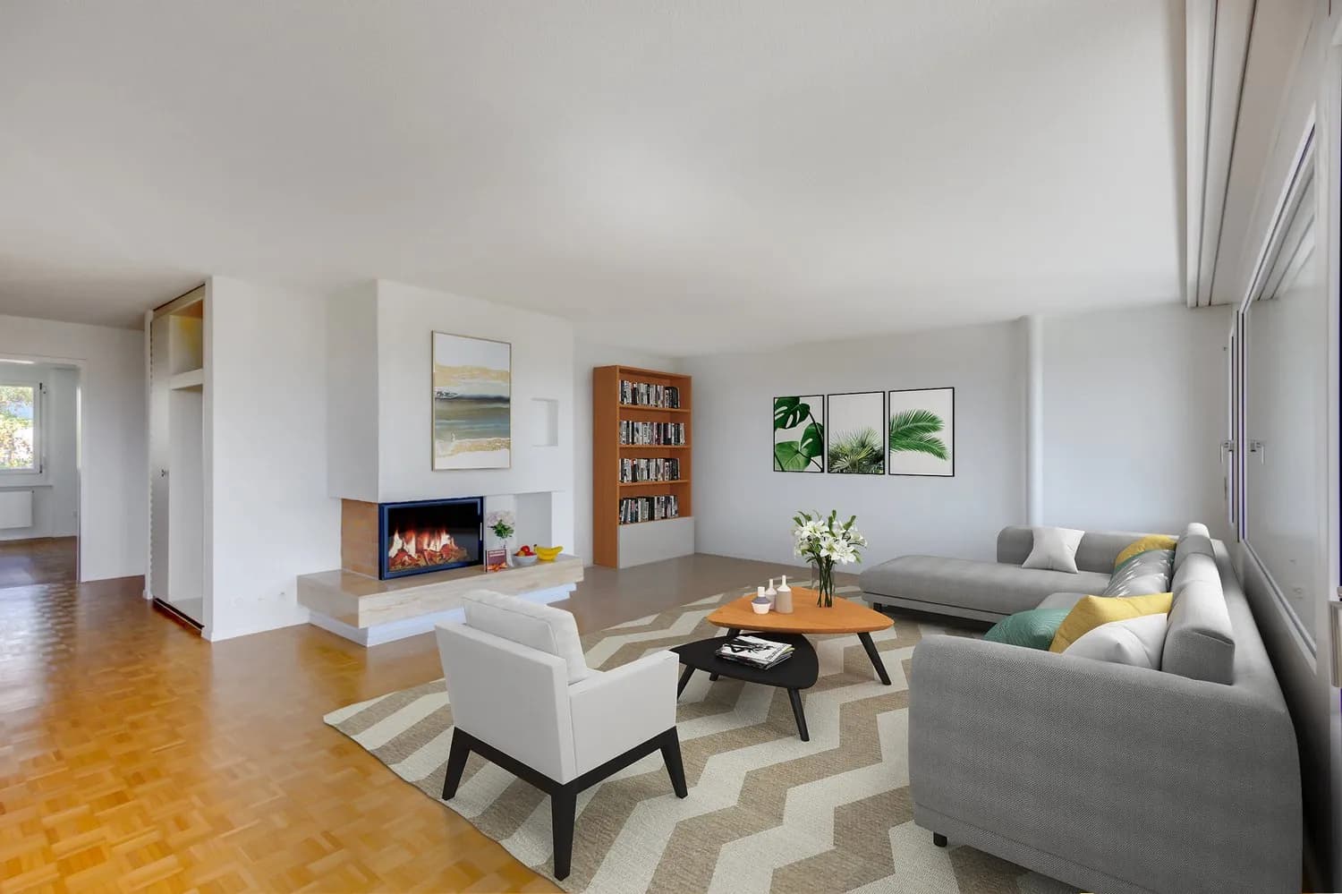 Traumhafte Aussicht auf den Belpberg!