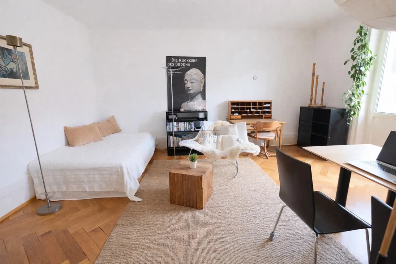 Charmante 3-Zimmeraltbauwohnung im beliebten St. Johann-Quartier