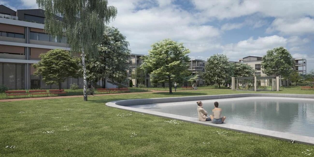 Gehoben Wohnen mit Sicht über den grossen Park des Ziegelei-Quartiers (E 1.2)