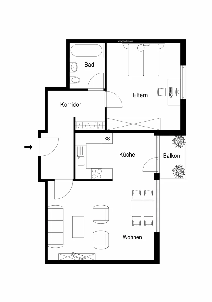 Attraktive Wohnung in zentraler Lage von Lachen SZ
