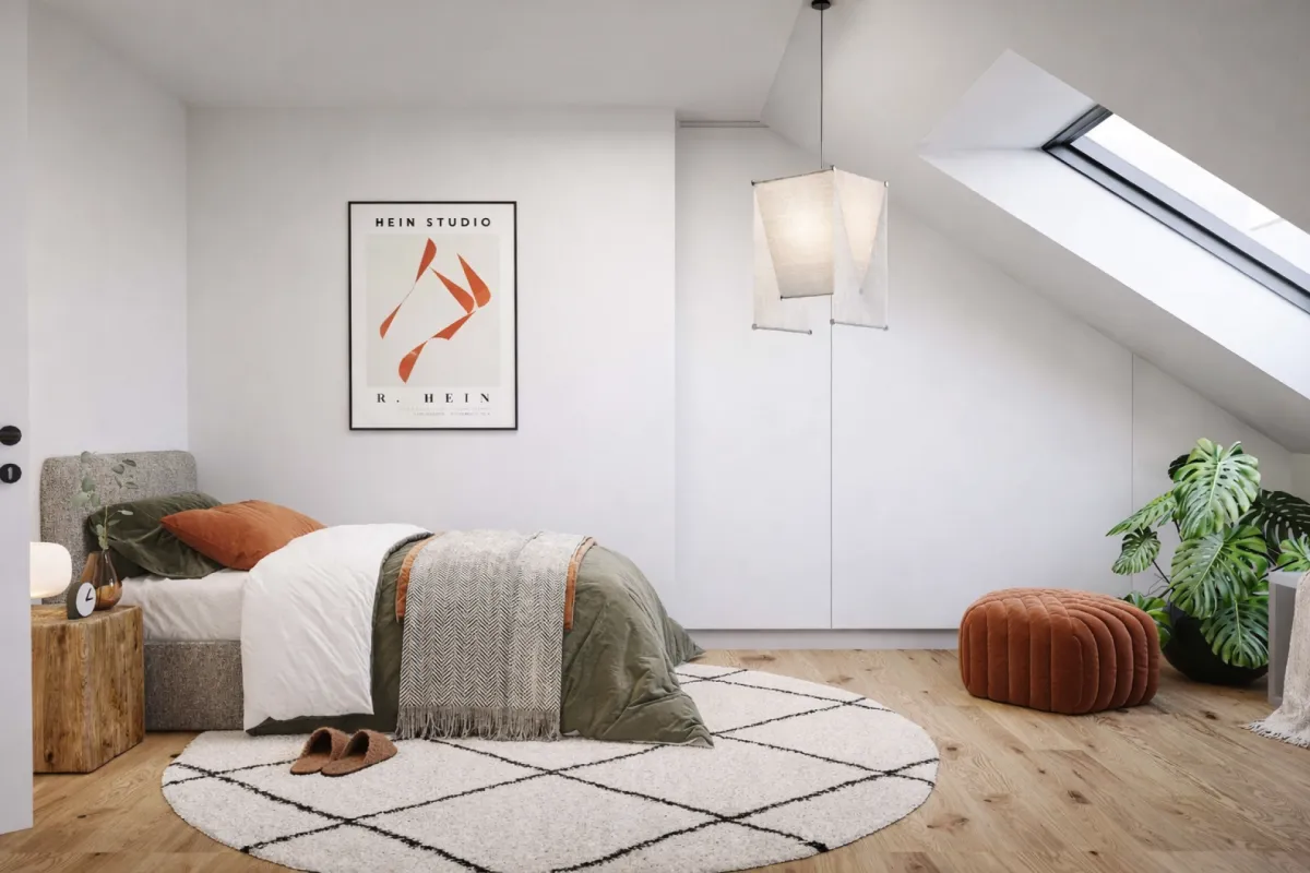 5.5-Zimmer-Dachwohnung mit Galerie & Dachterrasse