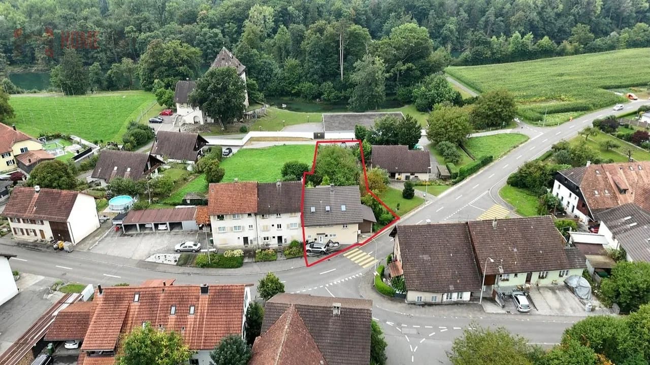 Grosszügiges EFH mit Gartenparzelle & Weitsicht - nahe der Aare