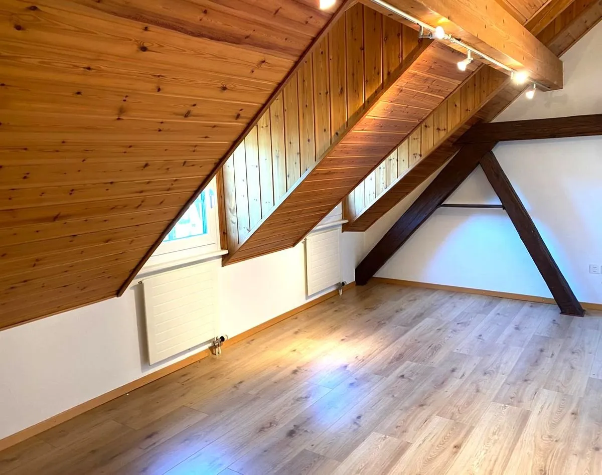 Charmante 2,5-Zimmer-Maisonette mit Terrasse, Ausblick und Naturfels