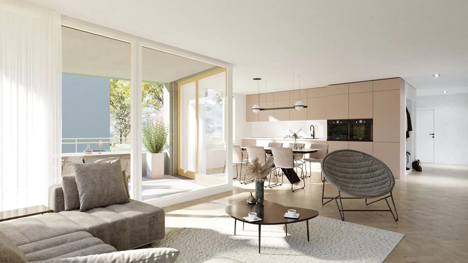 Hochmoderne Wohnung - weniger als 100 Meter vom Bahnhof Selzach entfernt.