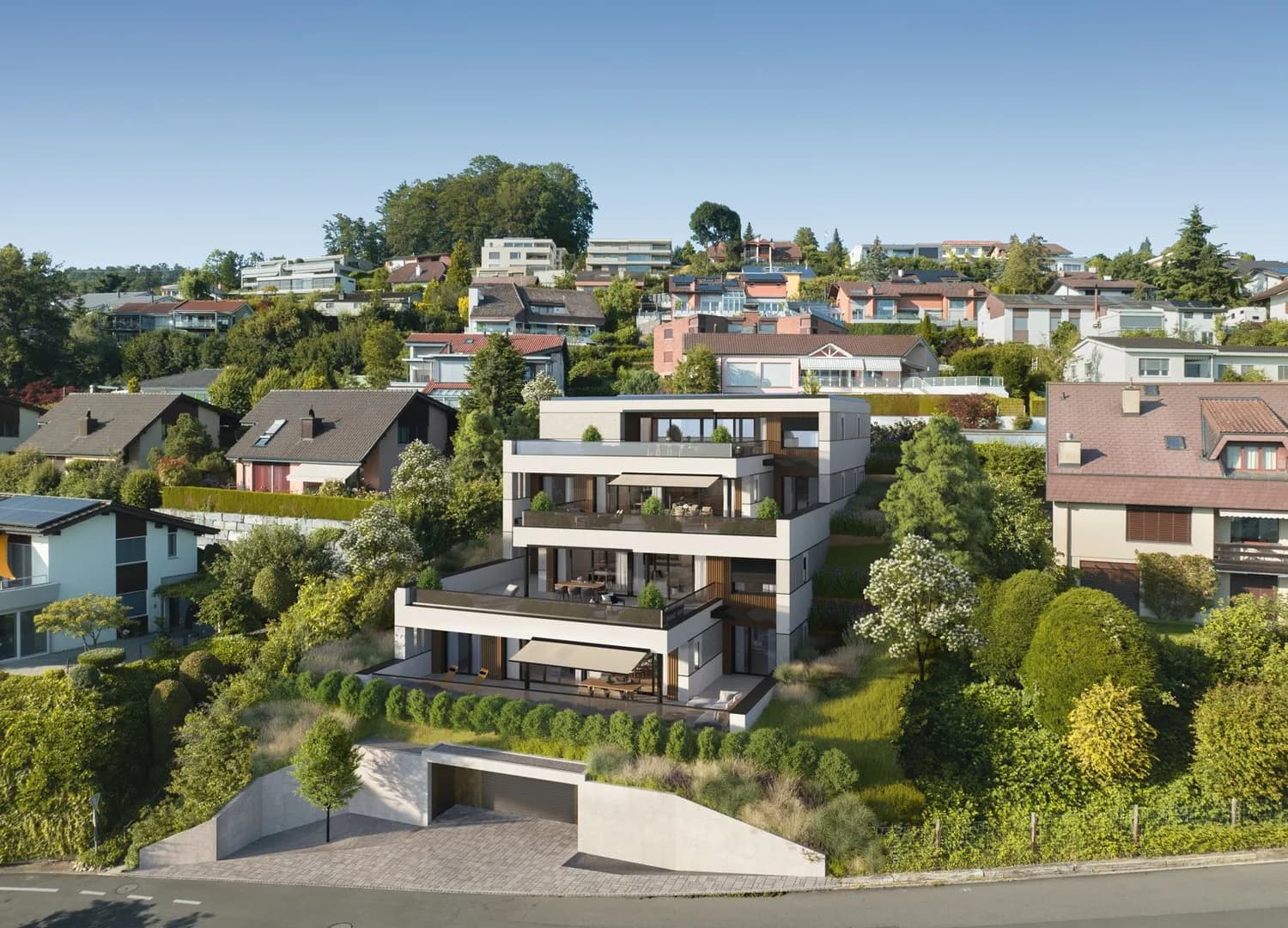 Stylische Attika mit Alpenblick und urbanem Lifestyle