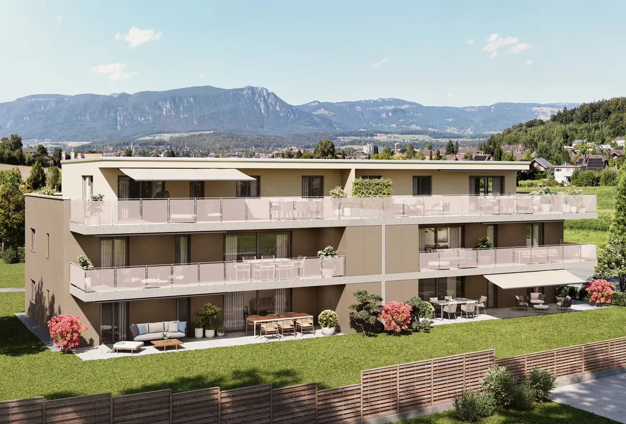 4.5 Z.-Wohnung EG (A), 126 m2 NWF, 35m2 gedeckter Sitzplatz