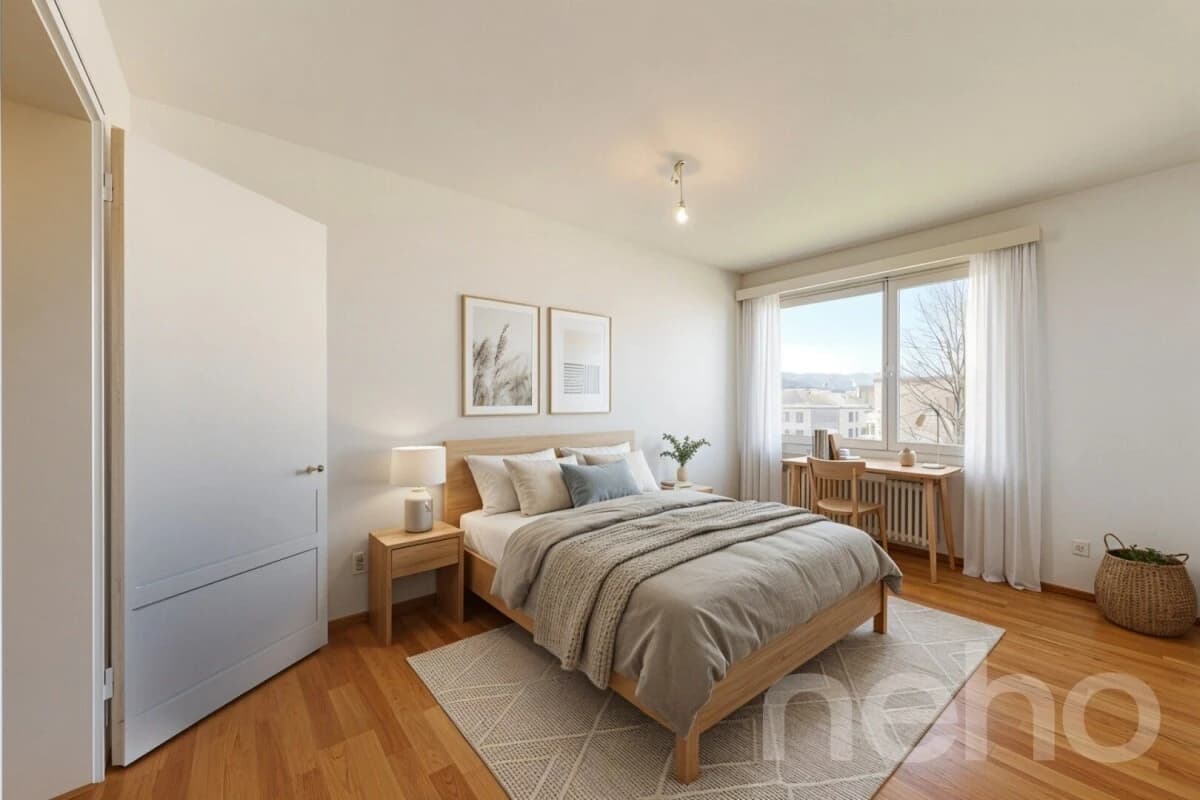 Lichtdurchflutete 4-Zimmer-Wohnung mit See- und Alpenblick in Meilen