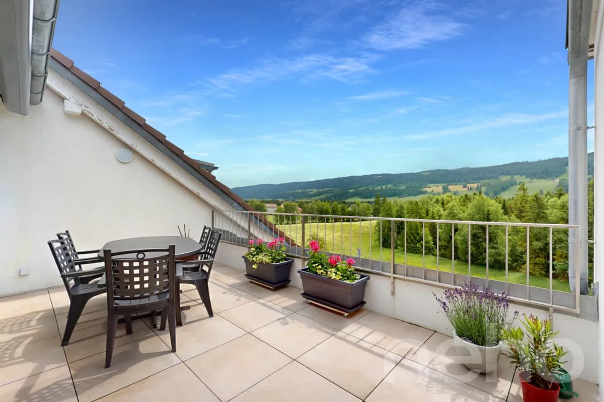 Cadre d?exception : duplex récent ouvert sur la nature