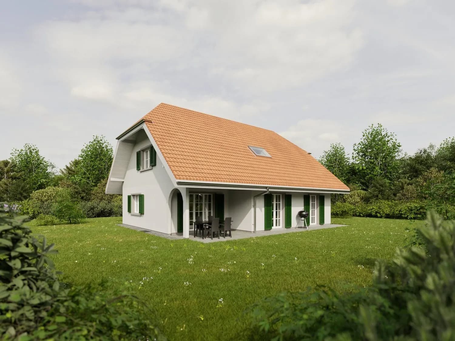 5.5-Zimmer-Einfamilienhaus, Neubau 2027, grosser Garten, Limpach