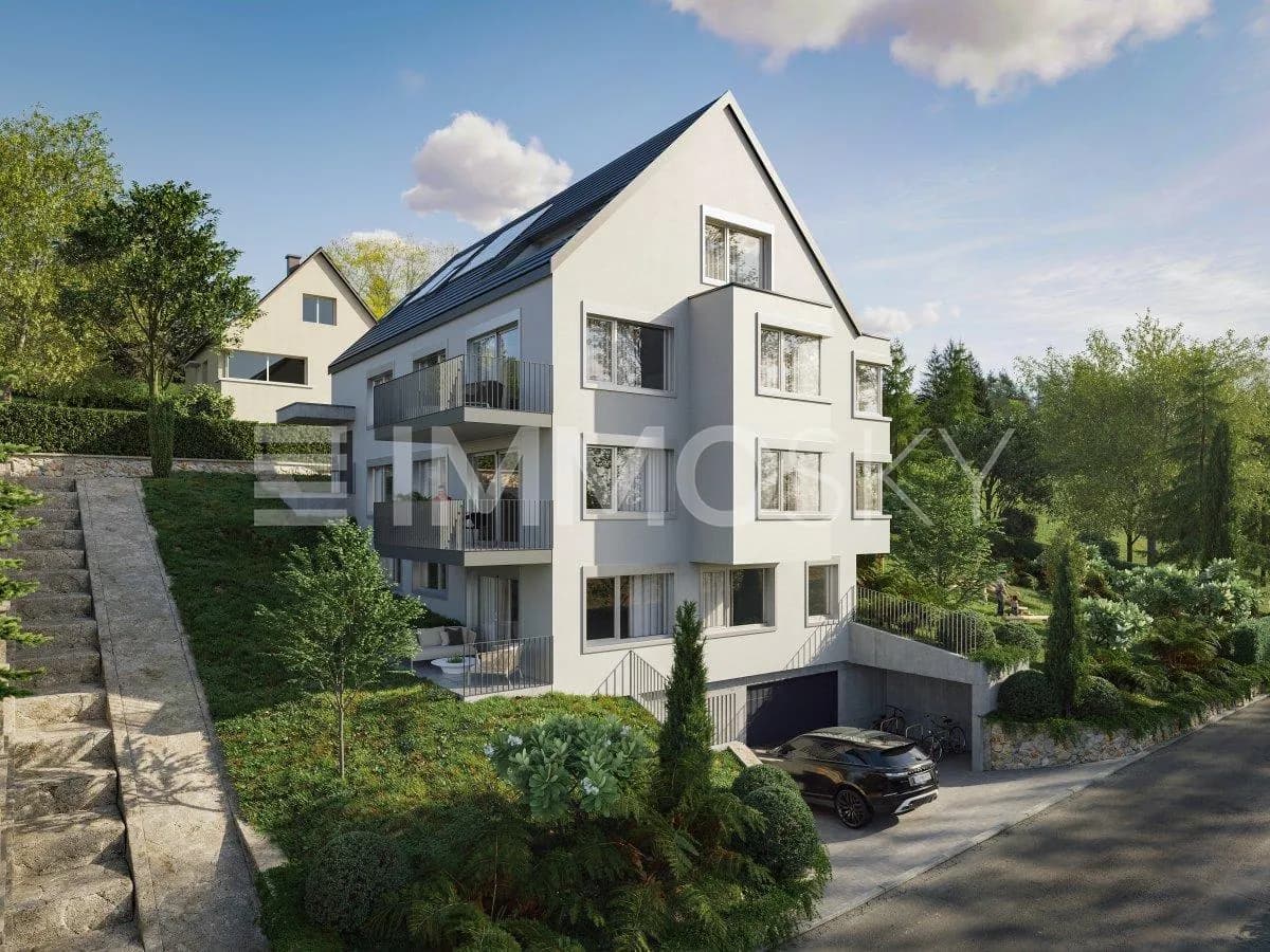 Elegante Gartenwohnung in Begleitung der Natur