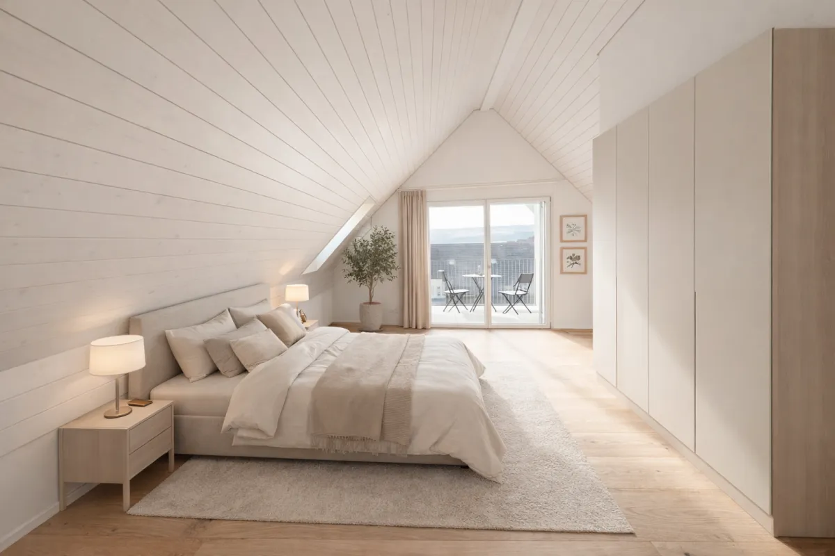 Charmante 4.5-Zimmer-Dachmaisonette mit zwei sonnigen Balkonen