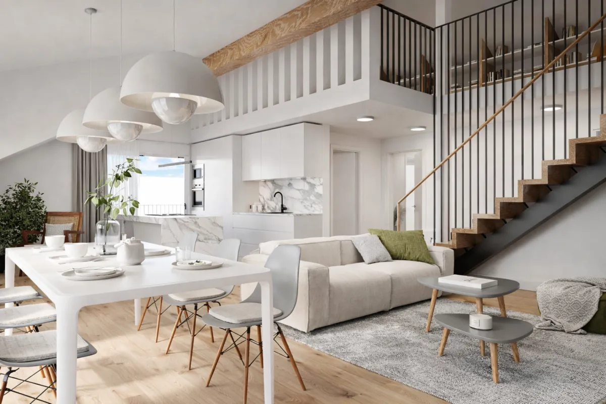 5.5-Zimmer-Dachwohnung mit Galerie & Dachterrasse