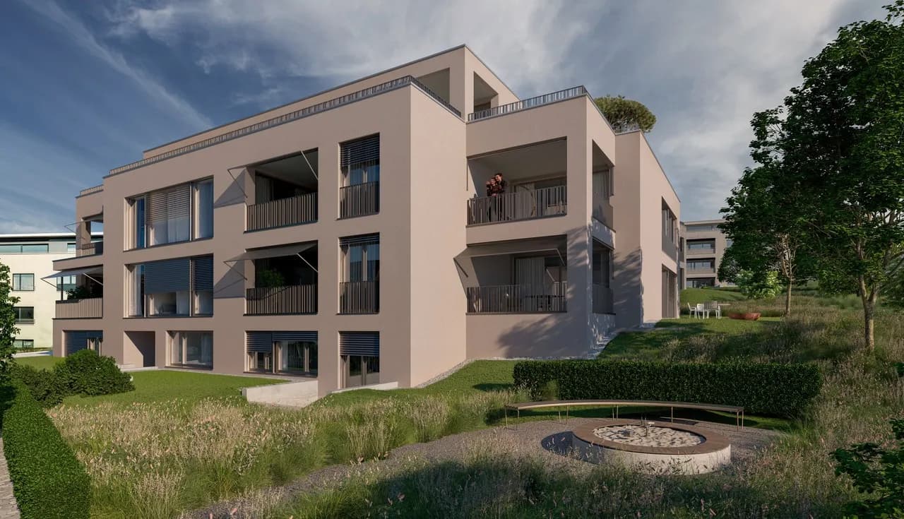 Neubauprojekt mit grosszügigen Mietwohnungen sowie Einstellhalle