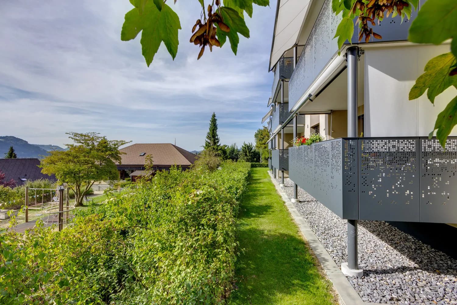 Traumhafte Aussicht auf den Belpberg!