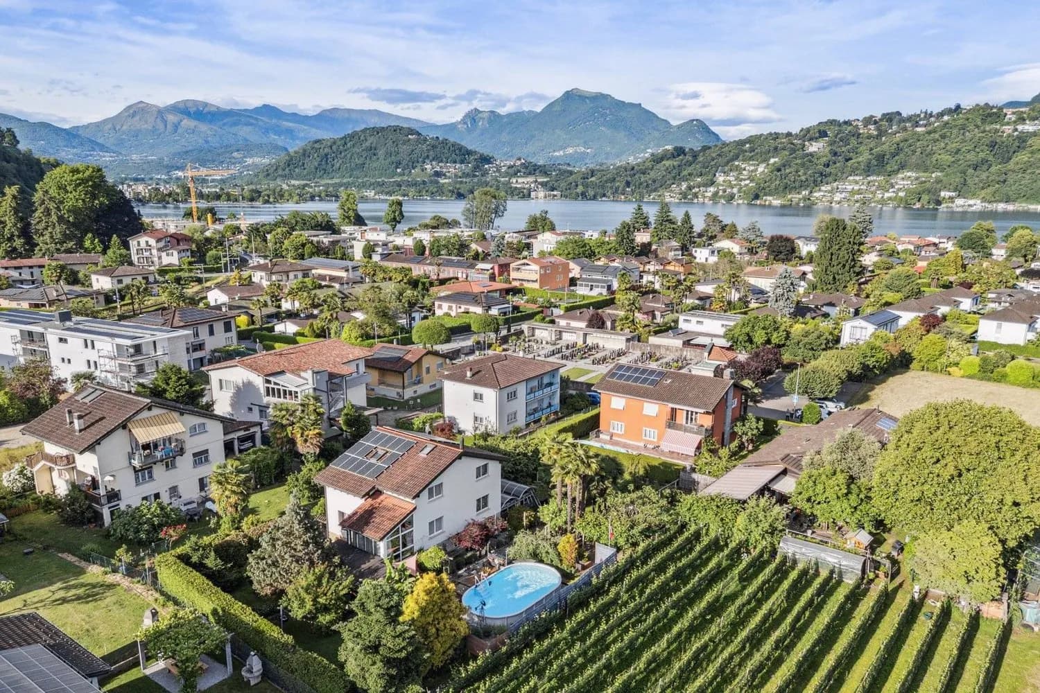 BADEOASIS MIT PALMEN UND POOL