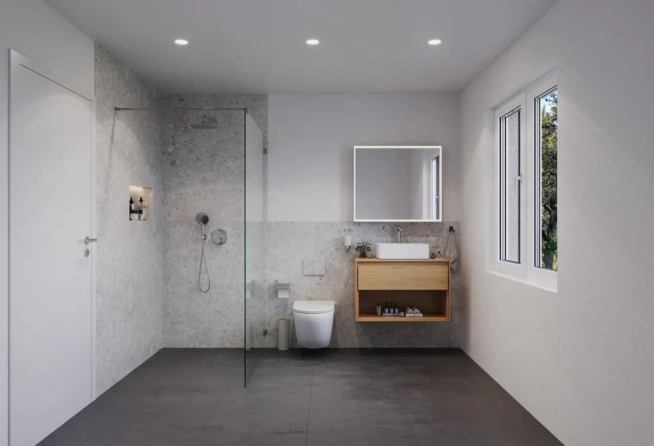 4.5 Z.-Wohnung EG (A), 126 m2 NWF, 35m2 gedeckter Sitzplatz