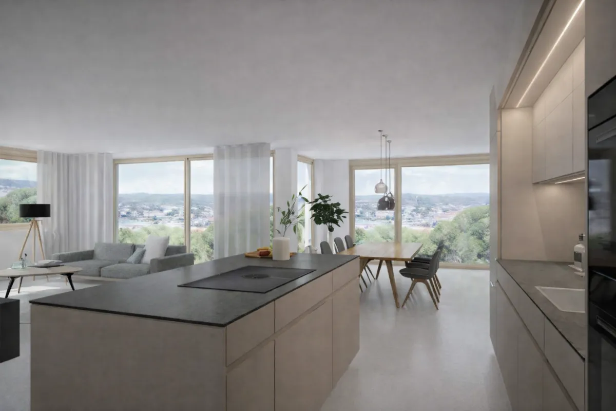 Exklusives Wohnerlebnis mit Panoramasicht - Erstbezug