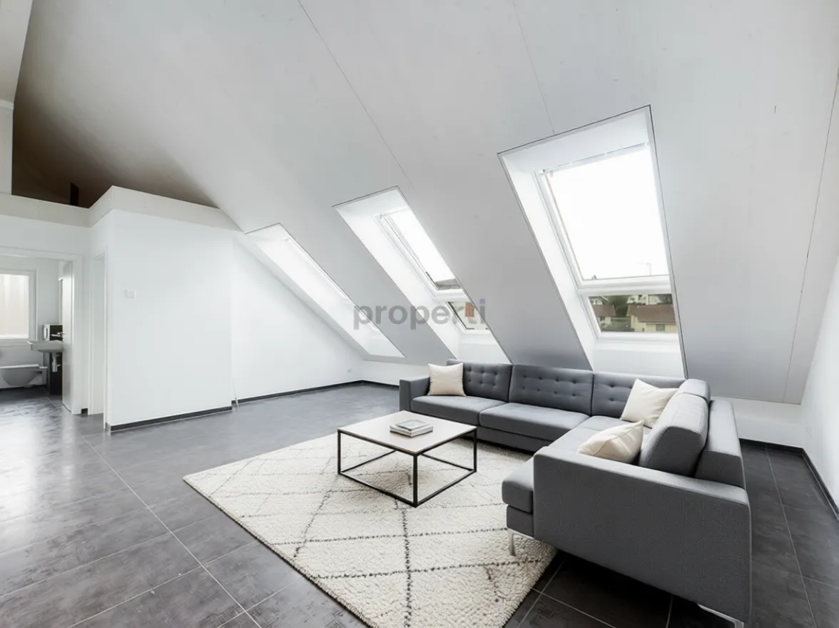 Moderne 3.5-Zimmer-Dachwohnung mit Balkon in Diessbach bei Büren