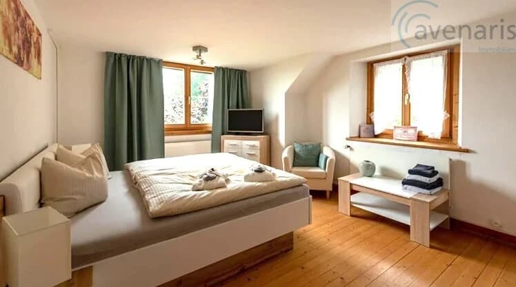 Ruhiges Doppelzimmer in ländlicher Lage mit Gartenblick