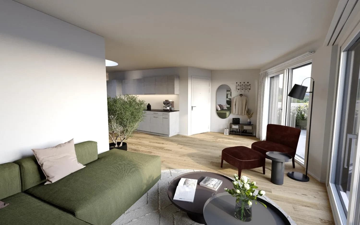 Traumhafte 1.5-Zimmerwohnung mit Sicht auf den Zürichsee!