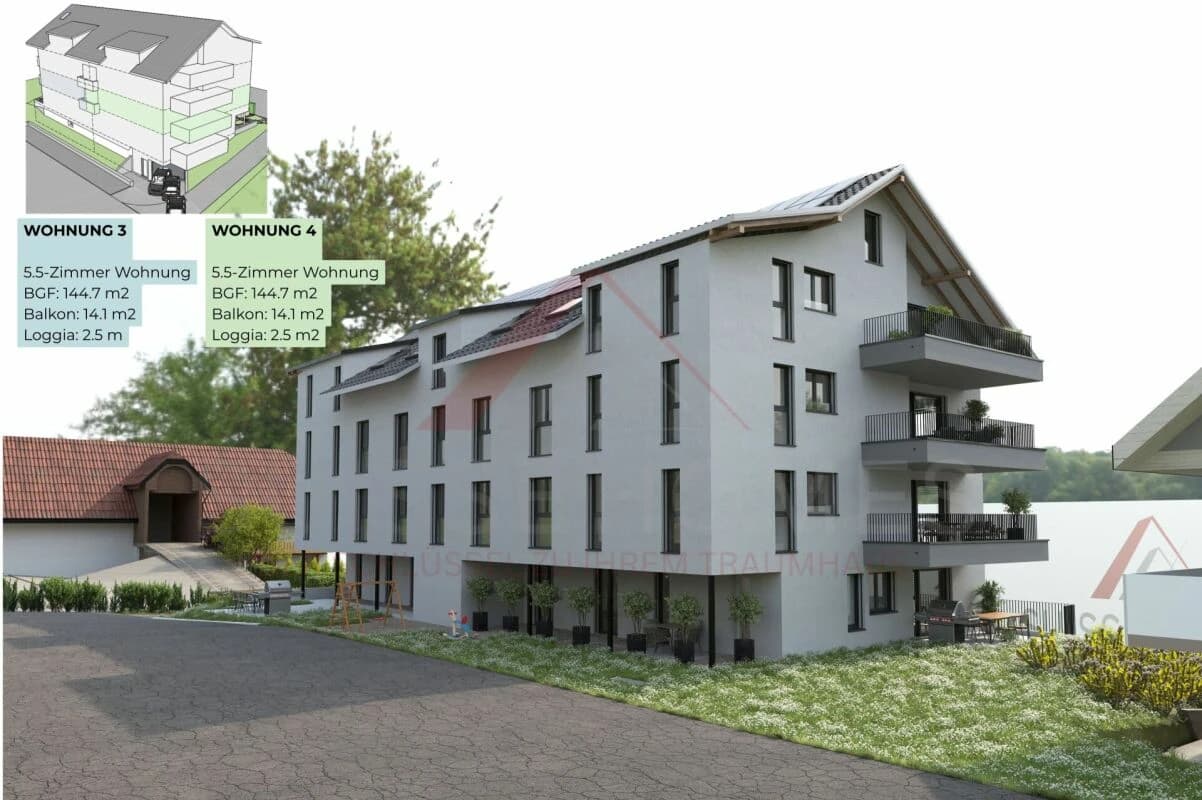 5.5-Zimmer-Eigentumswohnung mit Terrasse & Loggia