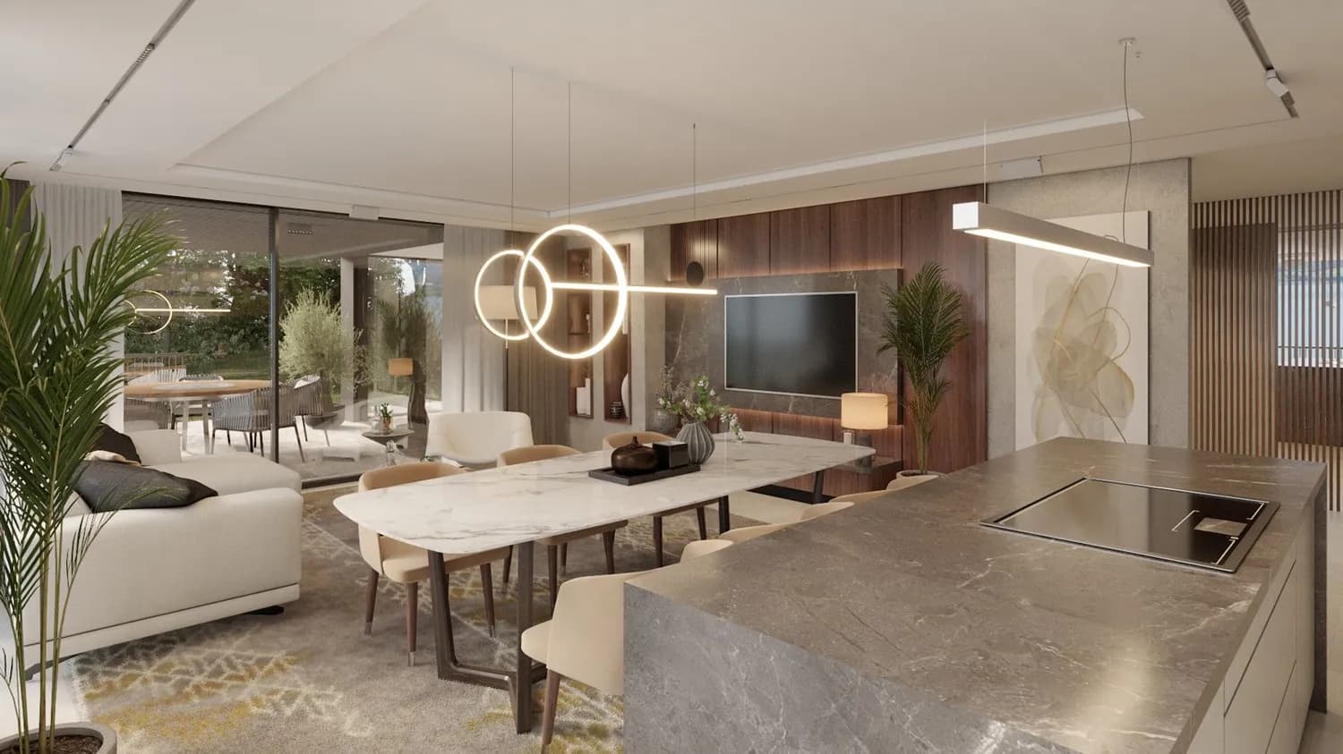 Gartenwohnung der besonderen Art