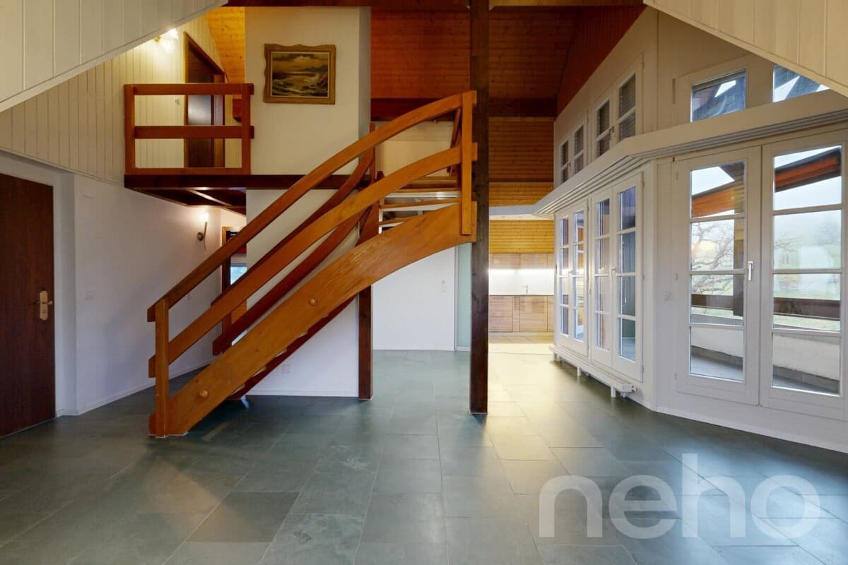 Charmante 3.5-Zimmer-Duplexwohnung mit Blick ins Grüne